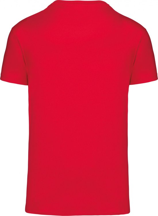 T-shirt Kind 12/14 Y (12/14 ans) Kariban Ronde hals Korte mouw Red 100% Katoen