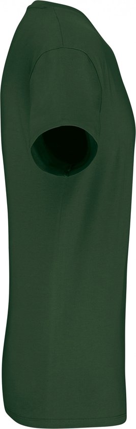 T-shirt Kind 4/6 Y (4/6 ans) Kariban Ronde hals Korte mouw Forest Green 100% Katoen