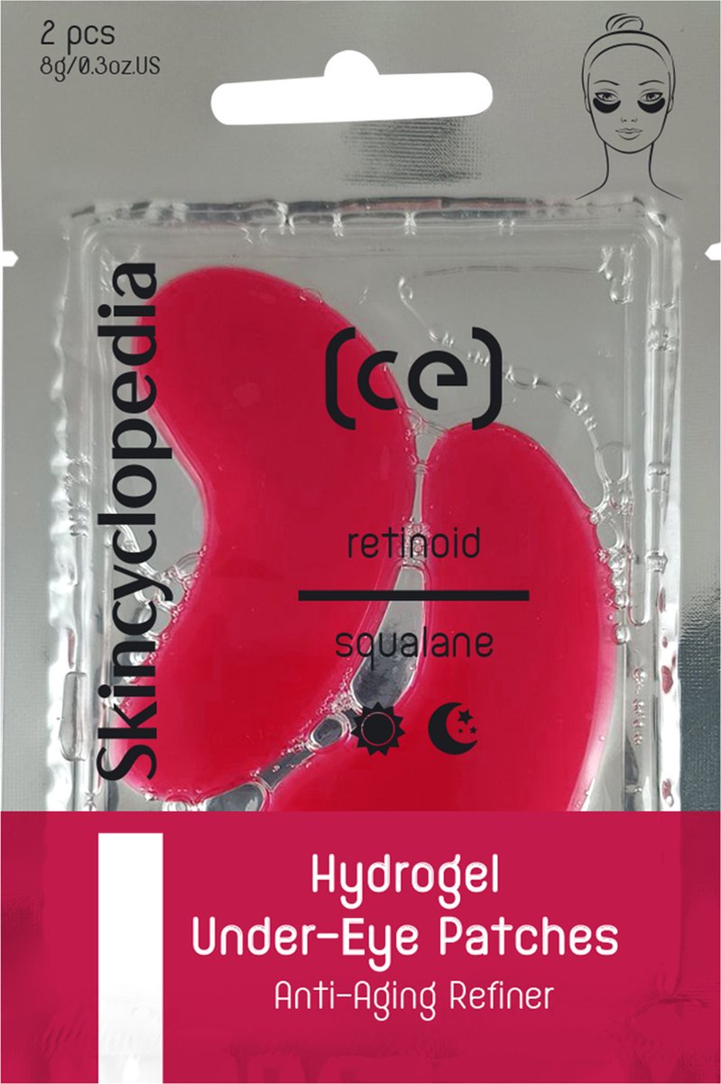Goedkoopste Skincyclopedia Hydrogel Oogpatches – 3 Packs (6 Paar) – Anti-Aging Verfijner met Retinol, Squalaan & Hyaluronzuur – Tegen Rimpels & Donkere Vlekken – Voor de Oogcontour