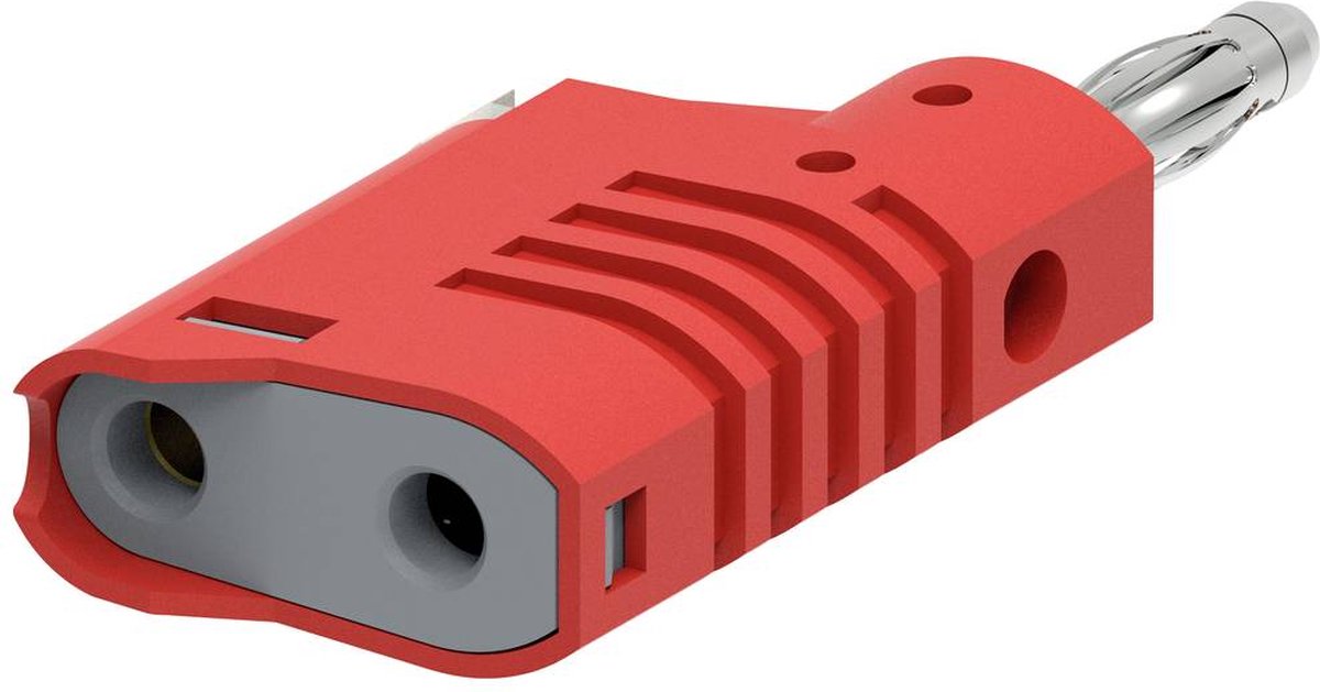 Electro PJP 1087-CD1-R Banaanstekker Stekker, recht Stift-Ø: 4 mm Rood 1 stuk(s)