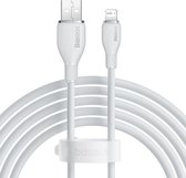 Baseus Pudding USB-A naar Apple Lightning Kabel 2.4A 2M Wit