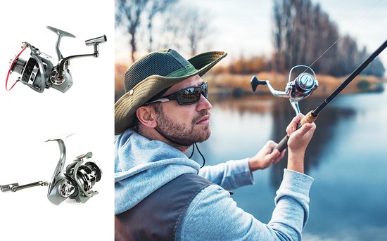 Eurocatch Perfection 5000 - Vismolen - Werpmolen - Ratio 5,2:1 - Metalen spoel van Eurocatch — afbeelding 5
