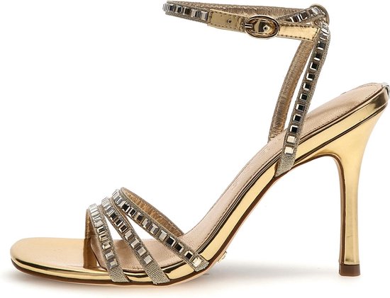 Guess Divinit2 Dames Sandalen met Hak - Goud - Maat 36