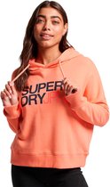 Superdry Sportswear Logo Boxy Capuchon Oranje M Vrouw