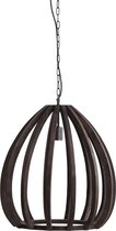 Light & Living Hanglamp Barsia - Mangohout - 50cm - Donkerbruin