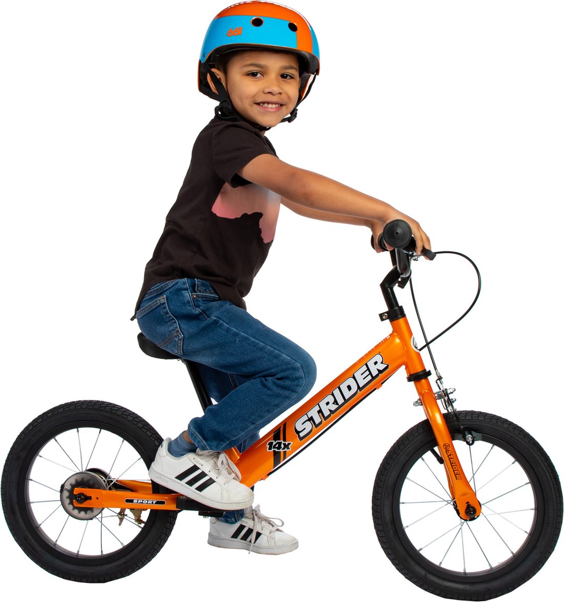 Loopfiets Strider 14 inch oranje 4 tot 7 jaar bol