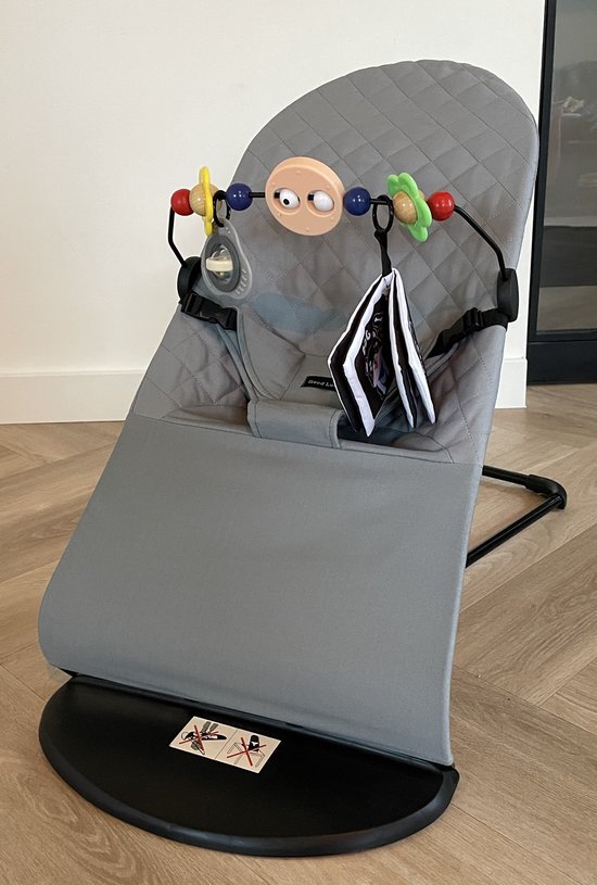 Foto: Jaxx wipstoel grijs met speelboog babystoel baby swing schommelstoel baby baby bouncer wipstoel baby baby swing wipstoeltjes schommelstoel bouncer