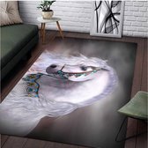 Vloerkleed paard - anti-slip - tapijt - keukenkleed - salontafel kleed - woonkamer - slaapkamer - 80 x 120 cm