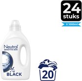Neutral Vloeibaar Wasmiddel Zwart 1 liter - Voordeelverpakking 24 stuks