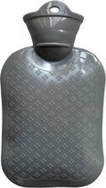 Livano Warmwaterzak - Warmtekussen - Warmwaterkruik - Warmtekruik - Knuffel - Kruik - Bag - Met Hoes - Grijs - 2000ML