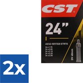 Cst Binnenband 24 X 1.75/2.50 (40/62-507) Dv 48 Mm - Voordeelverpakking 2 stuks