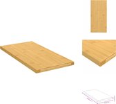 vidaXL Wandplank Rustieke Stijl - 40x20x1.5 cm - Bamboe - Extra opbergruimte - Eenvoudig schoon te maken oppervlak - Wandsteun
