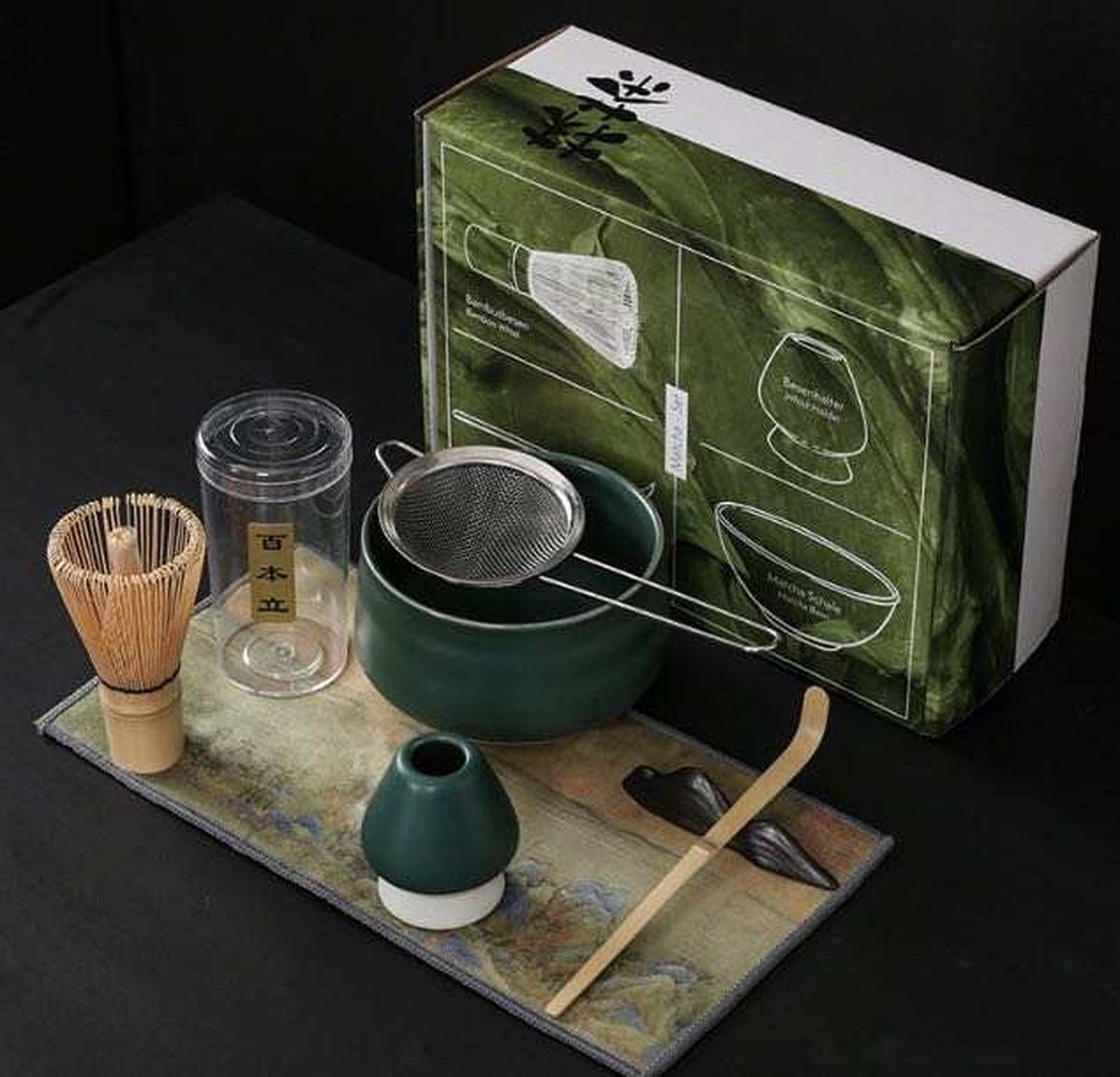 7 Delig Unike Matcha thee set,Complete set als voor cadeau - subarashi