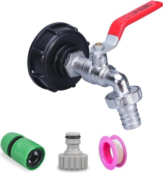 16mm B -Épaissi S60x6 IBC Adaptateur De Réservoir, Raccords De Valve à