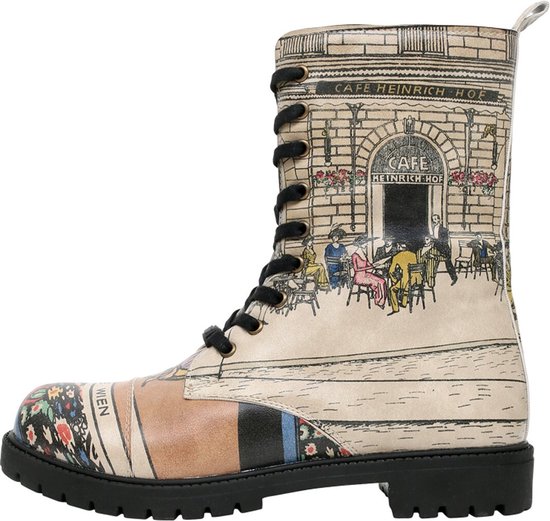 DOGO Zipsy Bottes femmes Femme - Café Wien 36
