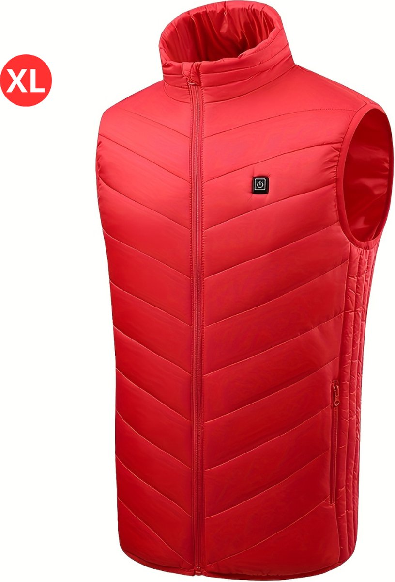 Livano Heated Vest Verwarmde Bodywarmer Elektrische Bodywarmer Jas Oplaadbaar Dames Rood