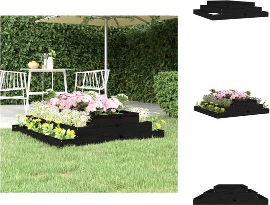 vidaXL Plantenbak 60x60x46 cm geïmpregneerd grenenhout - Plantenbak