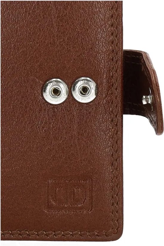 Double-D - Étui pour cartes de crédit - RFID - Anti Skim - Marron