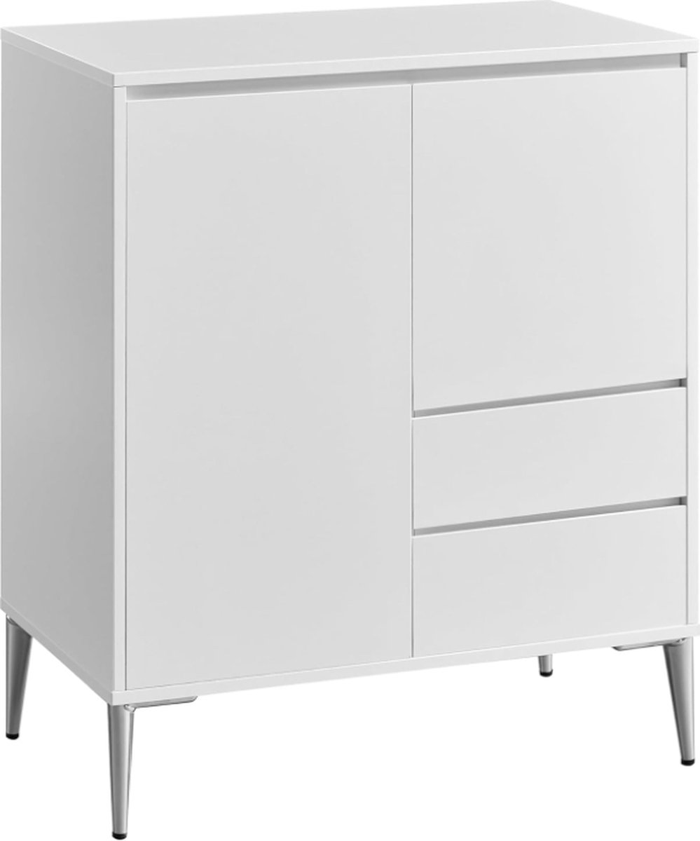 FammyLoft Sideboard met 4 deuren, zijkast in landelijke stijl met 2 in