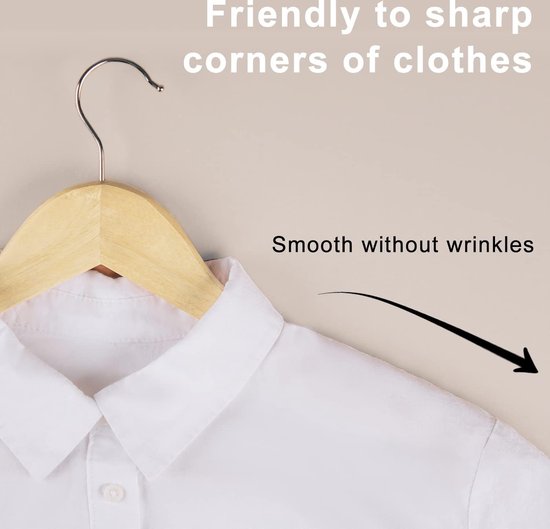 Kartonnen kledinghangers, gerecyclede hangers, 20 stuks kartonnen papieren kleerhangers, milieuvriendelijke gerecyclede hanger voor volwassen kleding (15,7 x 7,5 cm