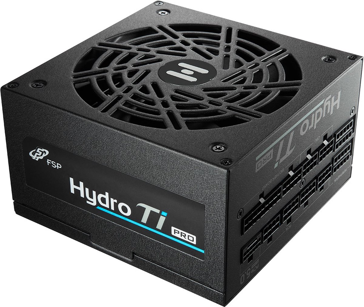 FSP Hydro Ti PRO 850W - Voeding - ATX12V 3.0 EPS12V 2.92 - 80 Plus Titanium - 850 Watt - Modulair - PCIe 5.0 - zwart