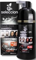 Seleccion Zwarte haarshampoo voor tegen grijs haar 300ml (Shampoo tegen grijs haar)