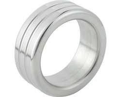 Banoch | glansring groef Ø 23 mm | eikelring | Metaal cockring