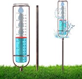 Regenmeter - Regenmeter met Houder - Weerstation - Neerslagmeter - Perfect voor de Tuin