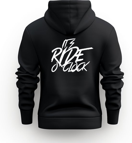 RIDE CODE - It's Ride o' Clock Zwart Hoodie M