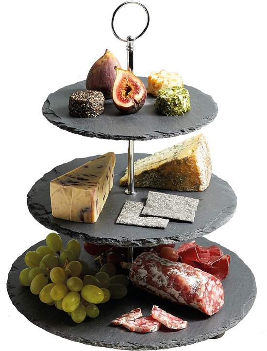 Natuursteen etagère | 3-etages - Horeca Traders
