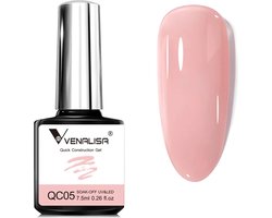 Venalisa BIAB Licht Roze - 7.5 ml - Licht Roze BIAB - Builder Gel - BIAB Nagellak - Builder in a Bottle - BIAB Nagel Builder - BIAB Kleuren - Venalisa BIAB
