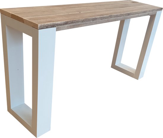 Wood4you - Side table enkel steigerhout - 180 cm