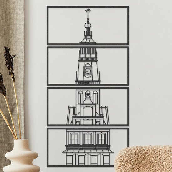 Wanddecoratie | De Waag Alkmaar - L (50x98cm)