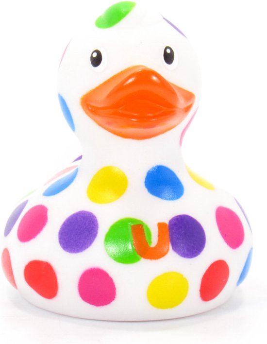 Luxury MINI POP DOT DUCK van Bud Duck: Mooiste Design badeend ter Wereld