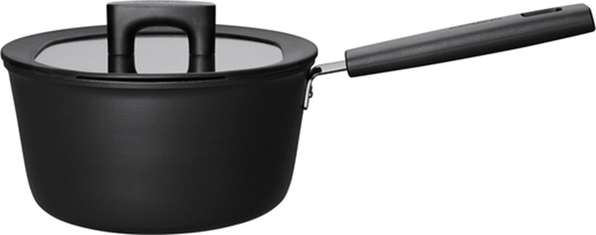 Fiskars Hard Face steelpan 2,5 l Rond Zwart