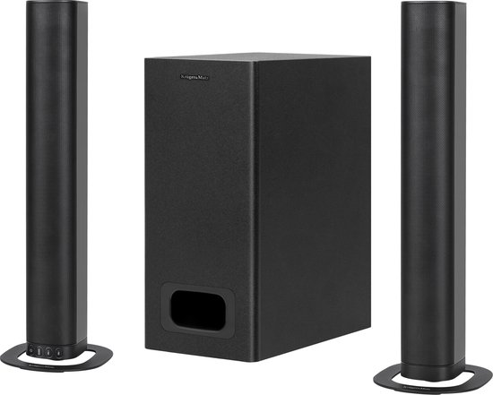 Krüger&Matz Auto-Lautsprecher 10cm - 2-Wege-System, 80W - Inkl. Schutzgitter & Montagezubehör