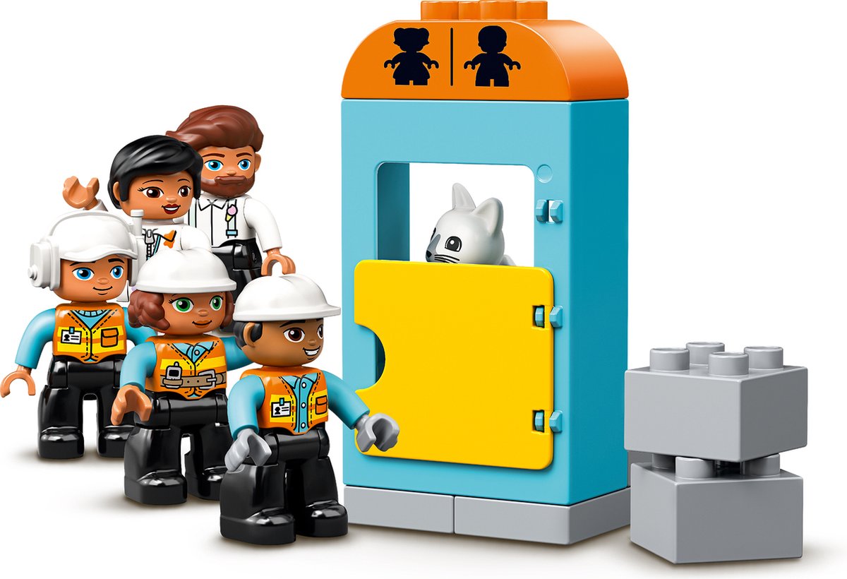 LEGO DUPLO Torenkraan & Bouwterrein 10933 — afbeelding 17