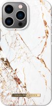 iDeal of Sweden hoesje voor iPhone 14 Pro Max - Backcover - Fashion Case - Carrara Gold