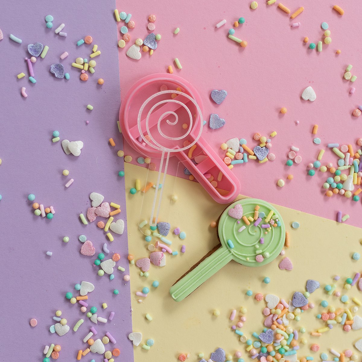 Lollipop - Embosser met cookie cutter | Sweets collectie