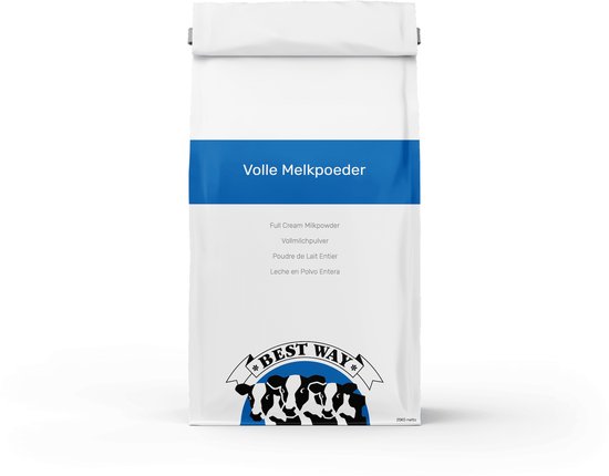 BEST WAY Volle Melkpoeder - Puur ingrediënt 25.0 KG- Puur ingrediënt