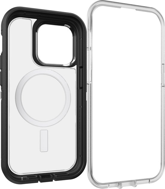 OtterBox Defender XT Series Screenless Case with Magsafe for iPhone 14 Plus (NOT 14/Pro/Pro Max) Non-Retail Packaging - Black Crystal