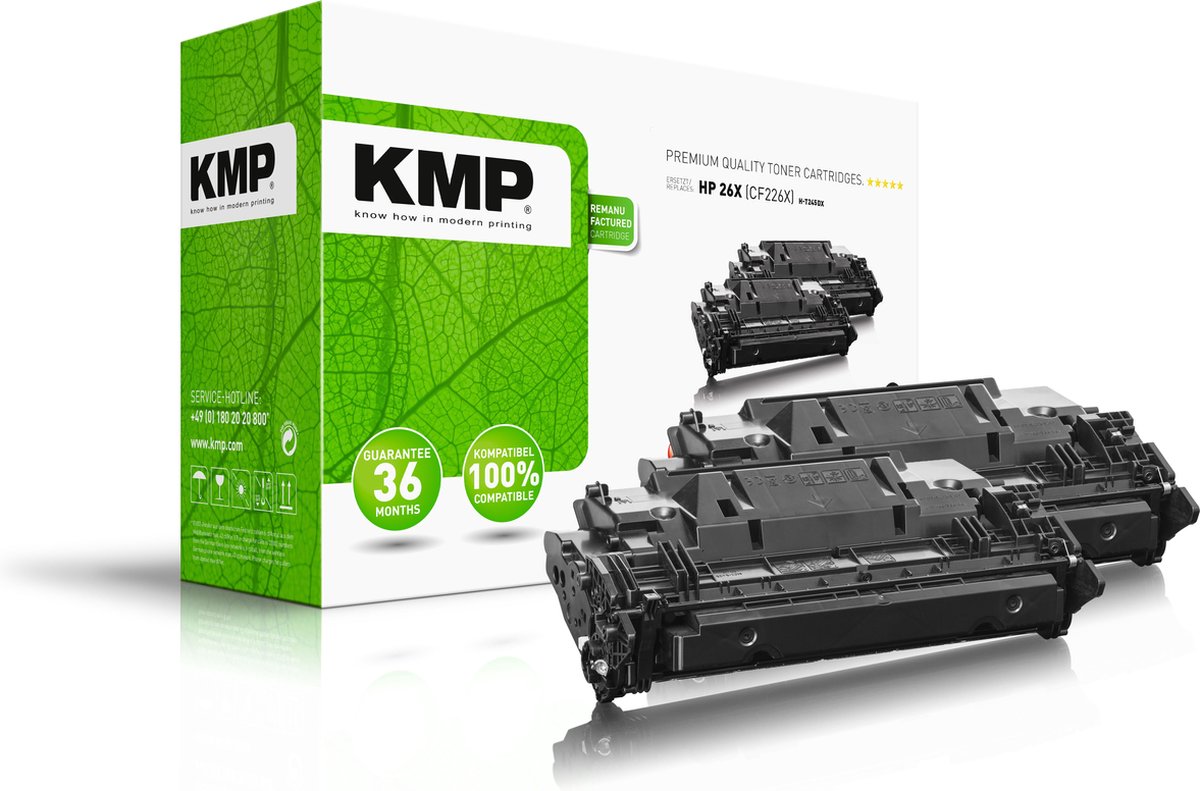 KMP DOUBLEPACK H-T245DX tonercartridge 2 stuk(s) Compatibel Zwart