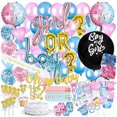 Buxibo - Gender Reveal Versiering - Babyshower Party Set - Party Planning Setup Guide - Decoratie - Geboorte - Unisex