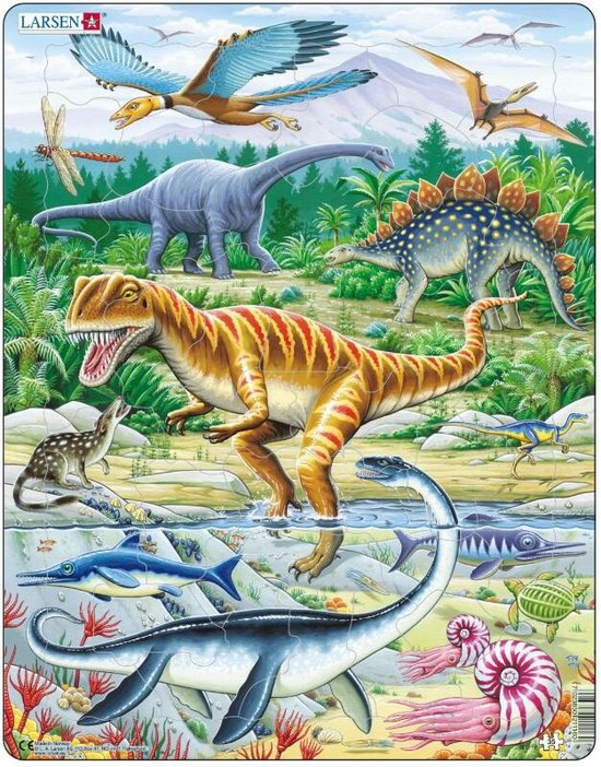 Cover van het boek 'Lasren puzzel- Dinosaurussen wild- FH16'