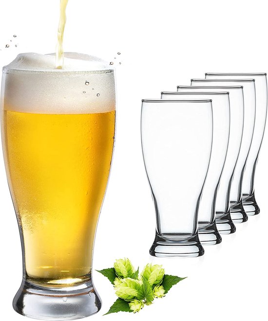 Verres à Verres à bière - verre à bière - ensemble - durable - ensemble de  verres à... | bol.com