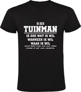 Tuinman grappig Heren T-shirt |  cadeau | kado  | shirt