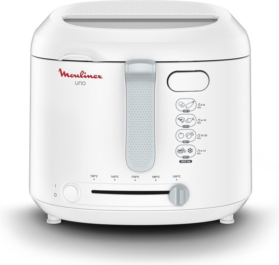 Moulinex Uno AF203110 - Frituurpan - 1,8 L - Cool Touch - Wit