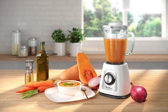 Moulinex LM4351 1,25 l Blender voor op aanrecht 800 W Wit van Moulinex — afbeelding 5