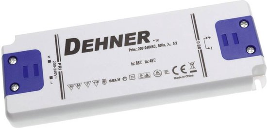 LED-transformator 12 V/DC 132 W 0 – 11 A Constante spanning Dehner Elektronik LED 12V 150W-MM