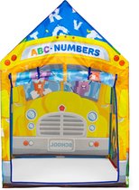 Speeltent - getallen bus - 96x73x102 cm - polyester